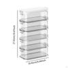 Snack Box Fridge Organizer Bin with Lid Practical Food Fresh Refrigerator Storage for