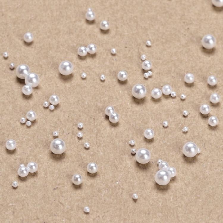 Pearls Nail Charms 3d Nails Art Decorations Flat Back Half Round Nail Pearls