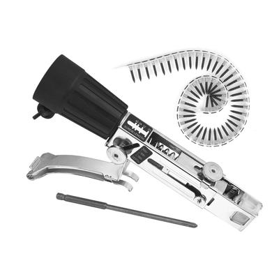 Automatic Chain Nail Gun Adapter Power Drill Attachment With Screws Woodworking Tool Auto Feed