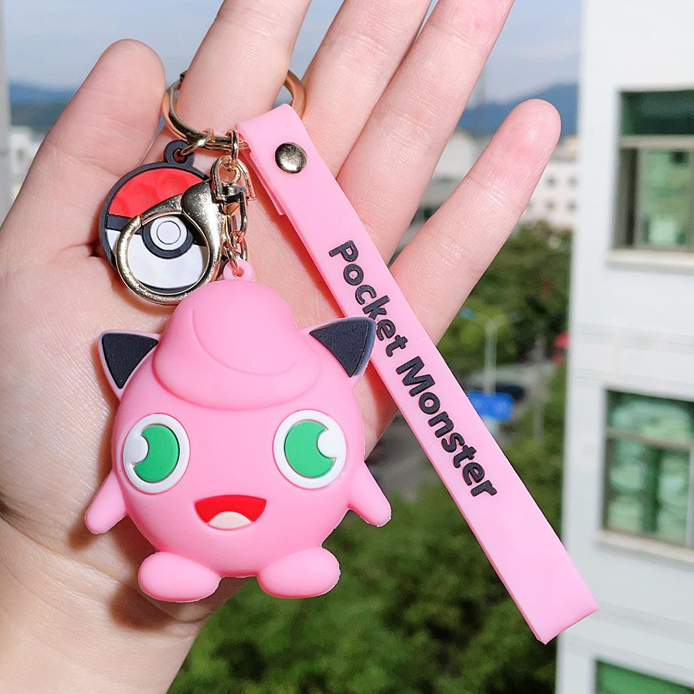 85 Styles Pokémon Pocket Monster Keychain Bag Decor Pikachu Desk Ornaments Car Key Chain Accessories Small Gift Between Friends