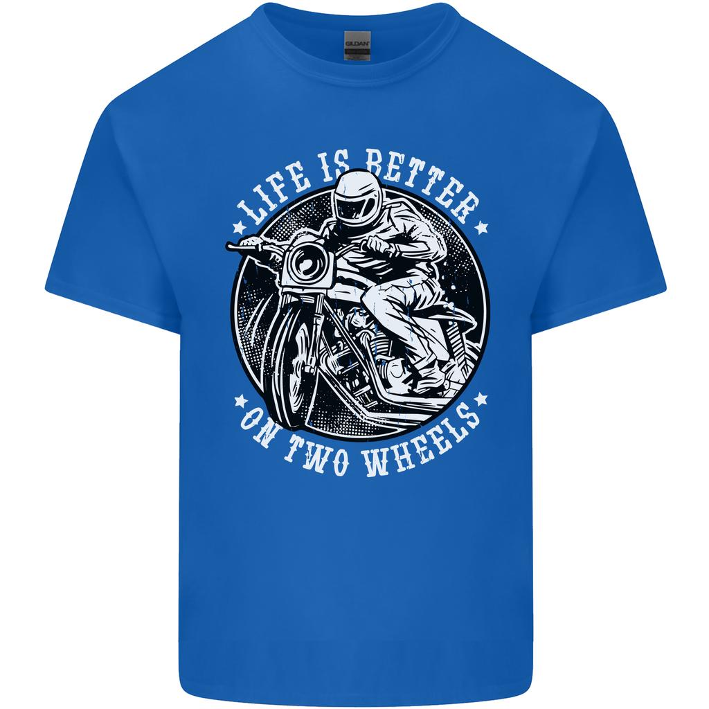 Life Is Better On Two Wheels Unisexs Light Cotton TShirt