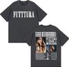 Singer Tini Stoessel Futtura 2026 Tour Merch T-shirts Men Women Harajuku Hip Hop Vintage T Shirt Casual Cotton Oversized T-shirt