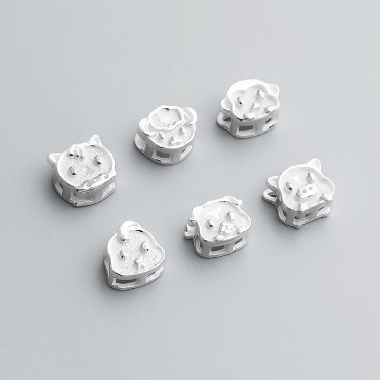 Sterling Silver Zodiac Spacer Beads & Braided Bracelet DIY Kit - S925