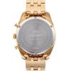 WatchNation Orient Stretch Solar Chronograph 40mm Champagne Dial Gold Strap Men's Watch RA-TX0301G10B