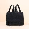 Women's Bag Pearl Vegetable Tanned Cowhide Backpack Genuine Leather Mailman Fashionable Retro