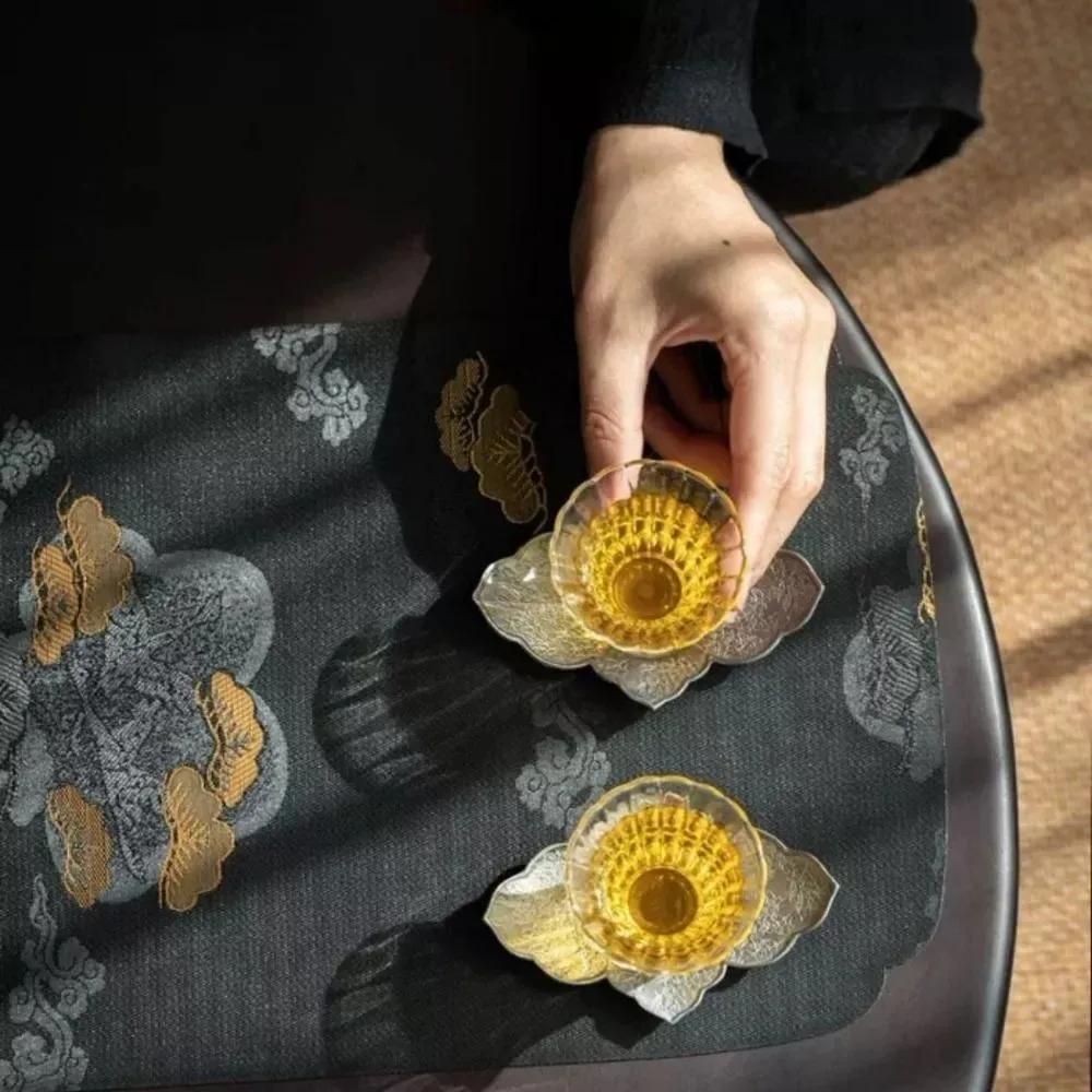 New Thick Tea Mat Embroidered Patterns Chinese Style Tableware Mat Professional Useful Table Mat