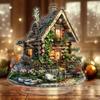 2D Platt Jul Merry Karusell Julscen Festivaldekor Sovrum Kontor Skrivbordsprydnader Hemdekoration Julklappar