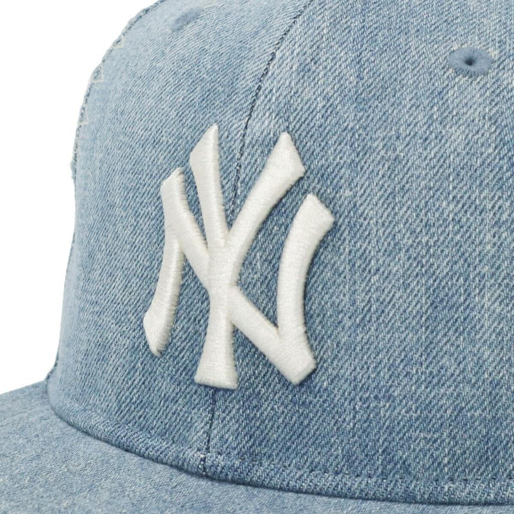 New Era 59FIFTY MLB Damaged Denim NY Washed Denim Size 7 MLB DAMAGED NEYYAN 14388855 NER36C6645 Cap, 5/8 (5950 WDNM)