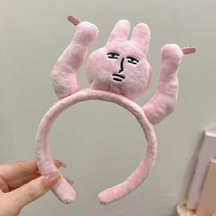 Bangs Clip Creative Hairband Funny Headband for Face Washing Makeup