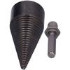 42mm Wood Splitter Bit Chopping Tool HighSpeed Steel for Electric Hammer Impact Drill(Hex Handle )