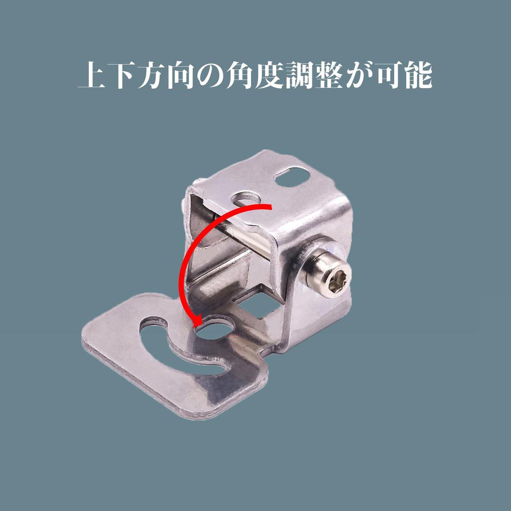 X-STYLE Motorcycle Fog Light Stay, Work Light, Mounting Stay, Adjustable Angle, Small, Mini Stay,
