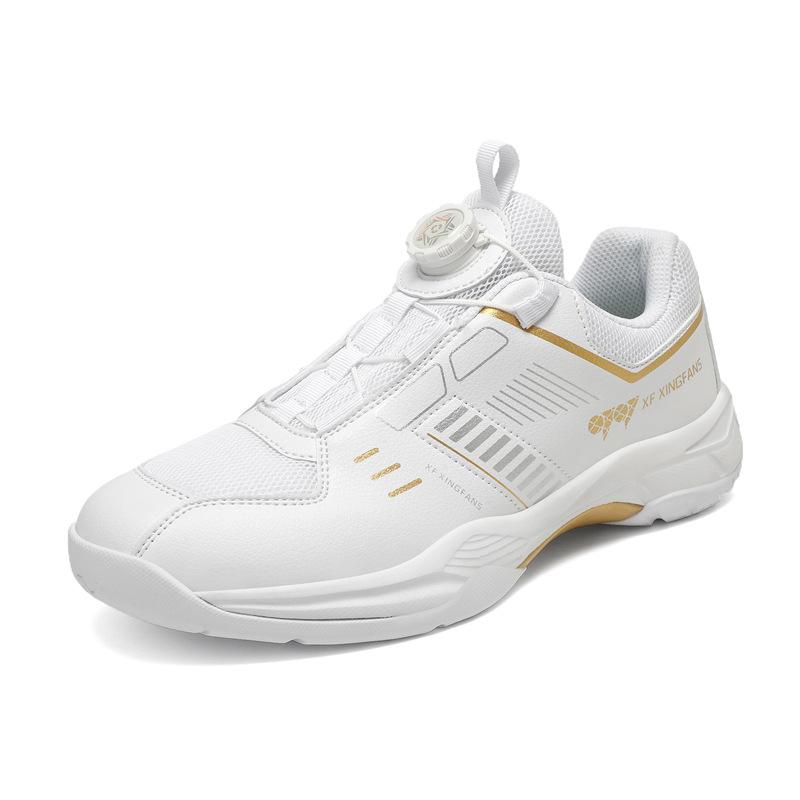 New Badminton Shoes Men's and Women's Professional Competition Training Non-Slip Breathable Ground-Fit Flying Sneakers