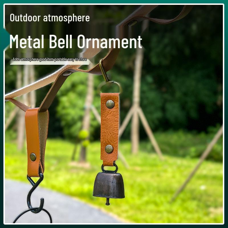 Magnetic Wind Chime & Bear Repellent Bell - Outdoor Camping Ornament & Keychain Accessories for Hiking