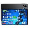 Android 16 Великий екран Android 16 Планшет з 2K 90Hz 36GB RAM 128GB 9000mAh G100 5G 4G та Розпізнаванням обличчя Останній Планшет TABG6PRO Без SIM 12-дюймовий