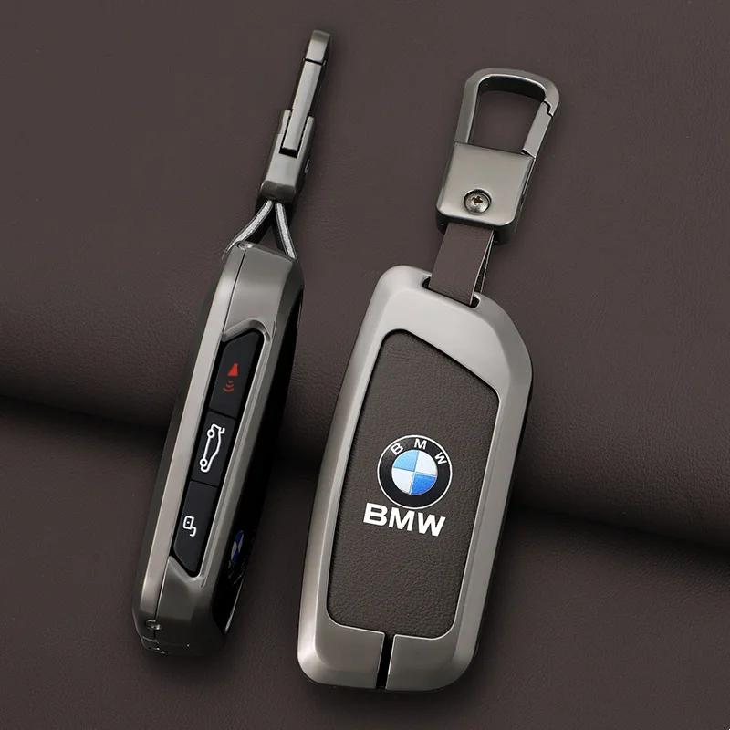 Hot 2025 Car Key Case Cover Protector Shell For BMW I7 X7 G07 LCI iX I20 X1 U11 7 Series G70 G09 XM U06 G81 M3 2023 Car Accessor