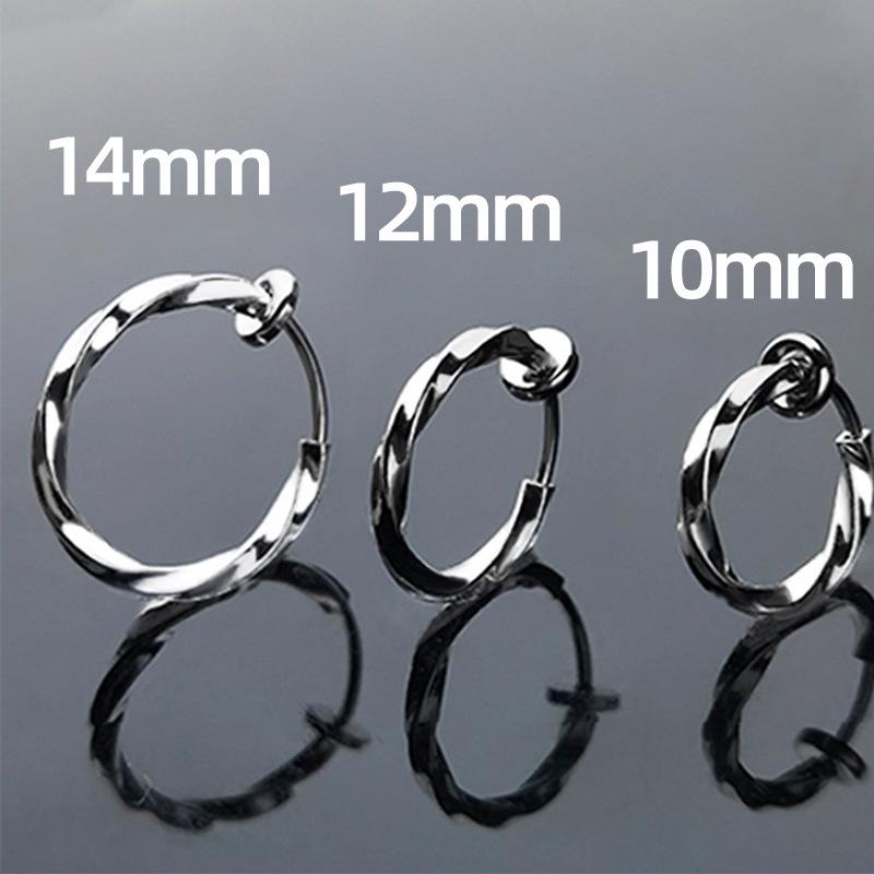 Mobius Men s Trendy Ear Cuff - No Piercing, Cold Style Jewelry 12mm Pair