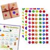 Glitzer Stern Punkt Herzen Aufkleber für Kinder Belohnung Geburtstagsparty Gastgeschenke Folienpapier Aufkleber Belohnungstabelle Etiketten Geschenk DIY Dekoration