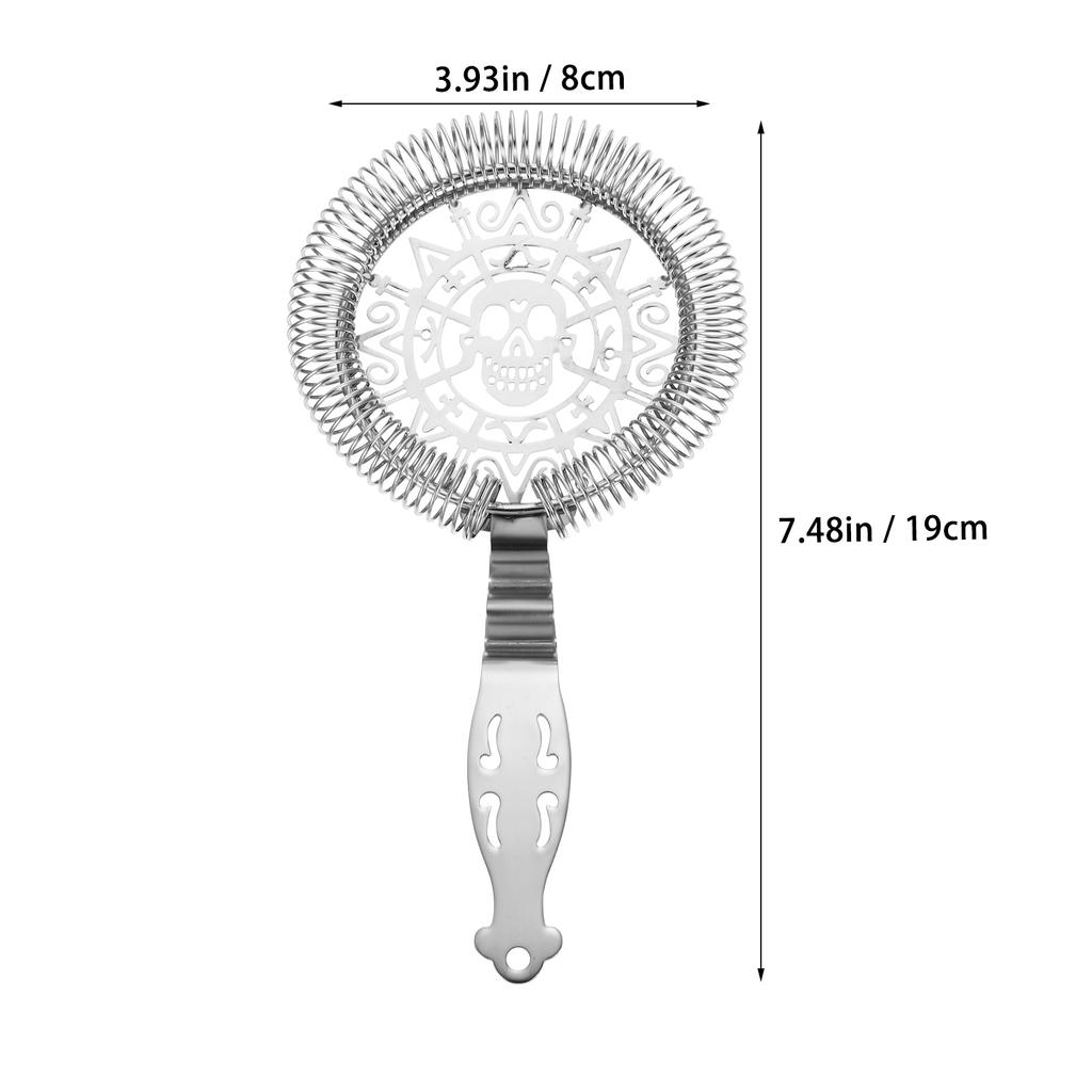 Stainless Steel Cocktail Strainer Ice Filter Shaker Ice Wire Mixed Drink Colander Professional Bartender Bar Tools