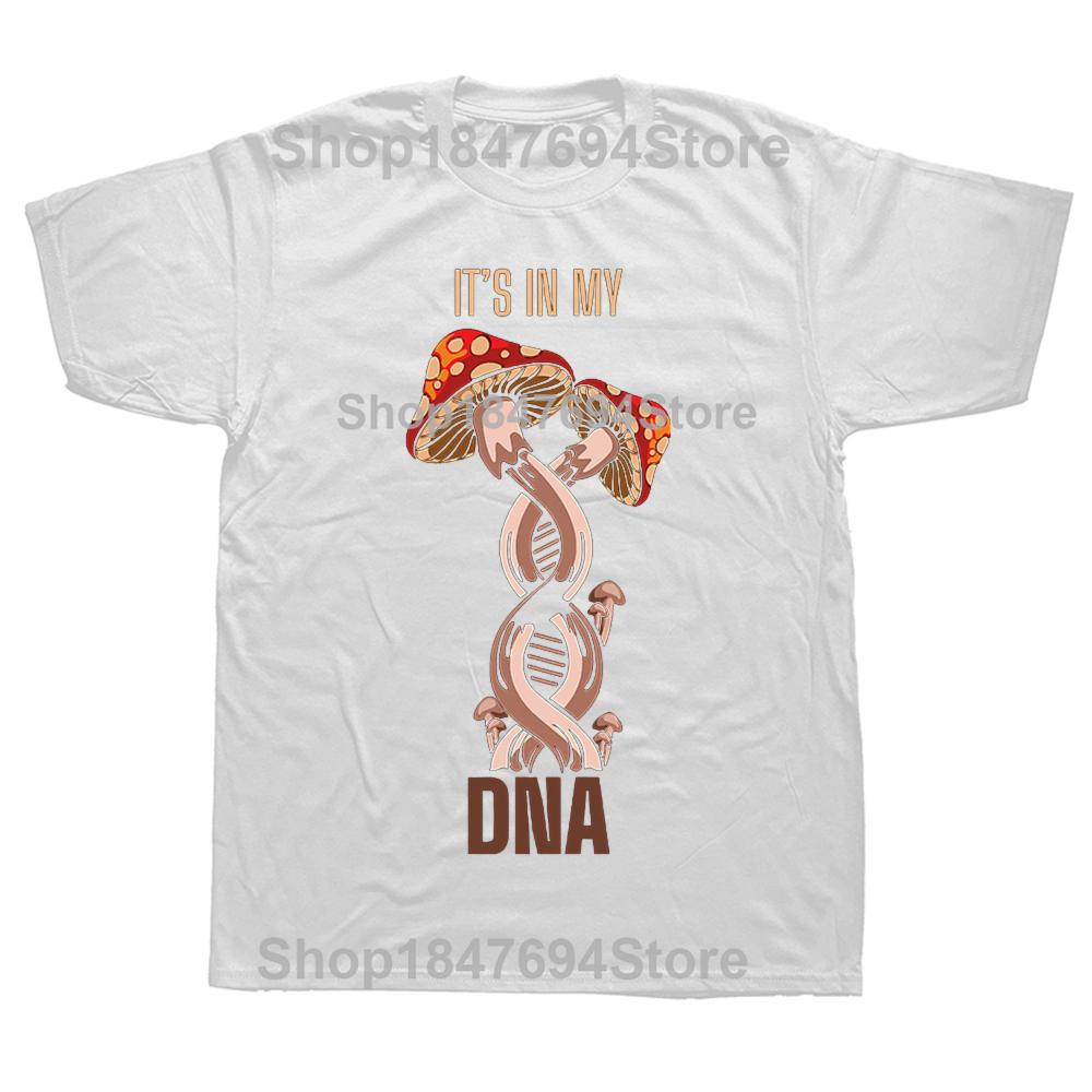 Funny Its in My Dna Mycology Morel Mushroom Tshirts Tshirt Men Womens Fashion Casual Oversized 100 Cotton T Shirt