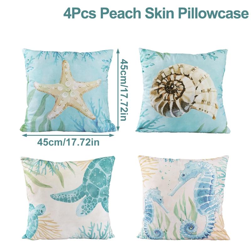 Under The Sea Summer Ocean Theme Birthday Party Decor Kids Boy Background Cute Dolphin Starfish Decoration Event Banner Props