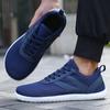 Fashion Men's Wide Toe Box Walking Shoes with Zero Drop Anti Slip Rubber Outsole Wide Version Minimalism Barefoot Shoes Flat Shoes 2025