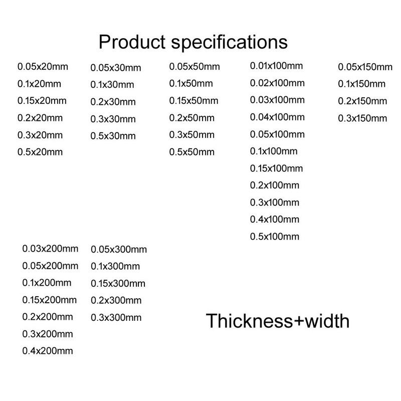 1 Meters 304 stainless steel strip sheet steel coil steel strip 0.01 0.02 0.05 0.1 0.2 0.3 0.4 0.5 mm thickness 0.1x30mm