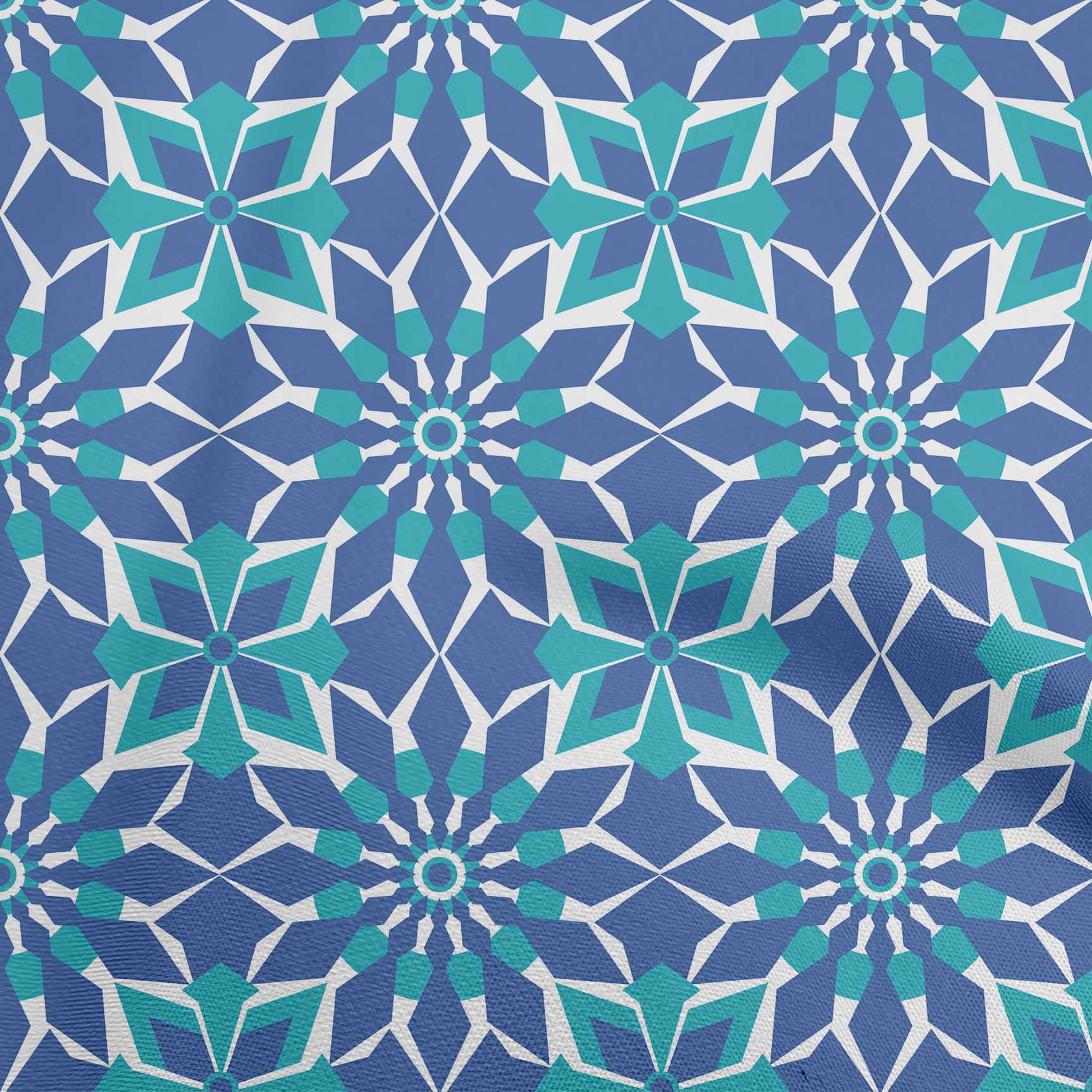 

oneOone Georgette Viscose Green Fabric Geometric Craft Projects Decor Fabric Printed By The Yard 42 Inch 42 Inch Wide - Viscose Chiffon середній синього кольору
