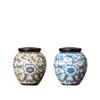 Porcelain Tea Canister Blue and White Porcelain Sealed Candy Jar High-grade Home Nut Coffee Bean and Medicinal Herb Storage Jar
