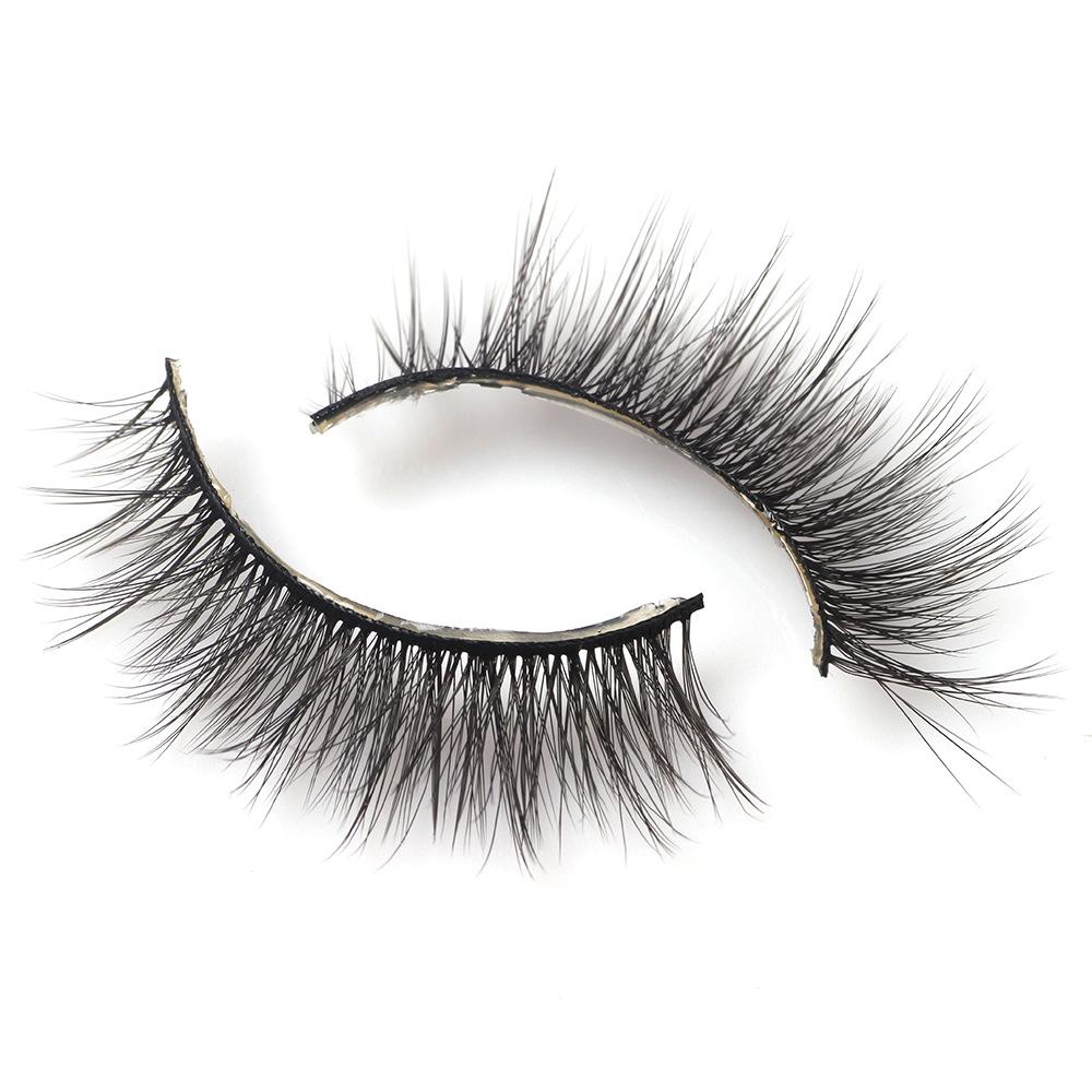 3D Faux Mink Fur False Eyelashes - Single Pair Packaging