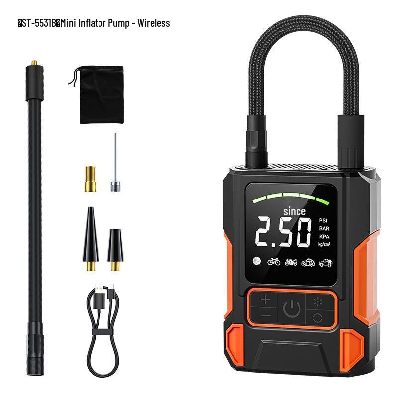 Portable Car Tire Inflator: Wireless Electric High-Pressure Pump for Fast Inflation
