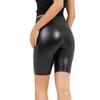Brave Soul Womens/Ladies Leather Effect Cycling Shorts
