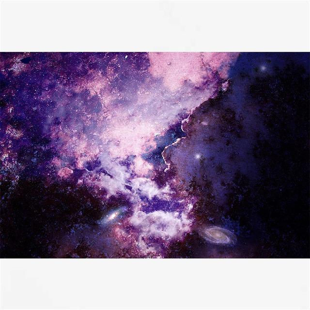 Space Cosmic Planets Canvas Painting Starry Sky Clouds Nebula Wall Art Picture Posters and Prints for Home Decor Modern Mural