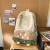 Schoolbag Japanese Ins Hamburg Cute Personality Small Backpack Female Cartoon High School Junior High School Student Large Capacity Backpack School 
