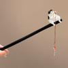 Chinese Style Cat Fishing Hair Stick Tassel Hanfu Hairpin Retro Wooden Hair Stick  Girl