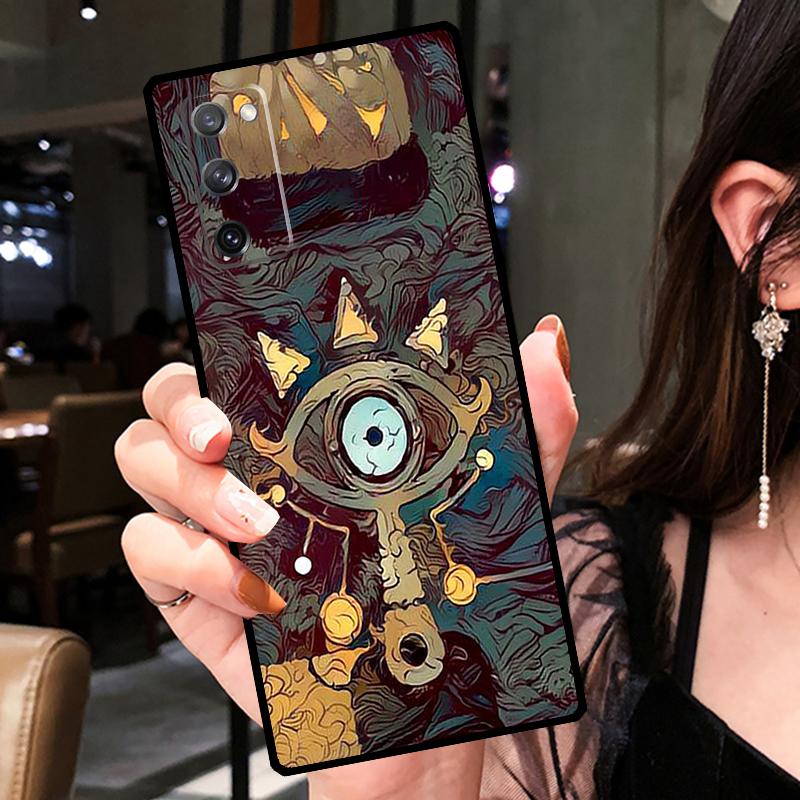 Custodia per Telefono Sheikah Slate Per Samsung Galaxy S22 Ultra S20 S21 FE Note 20 Note 10 S8 S9 S10 Plus Cover