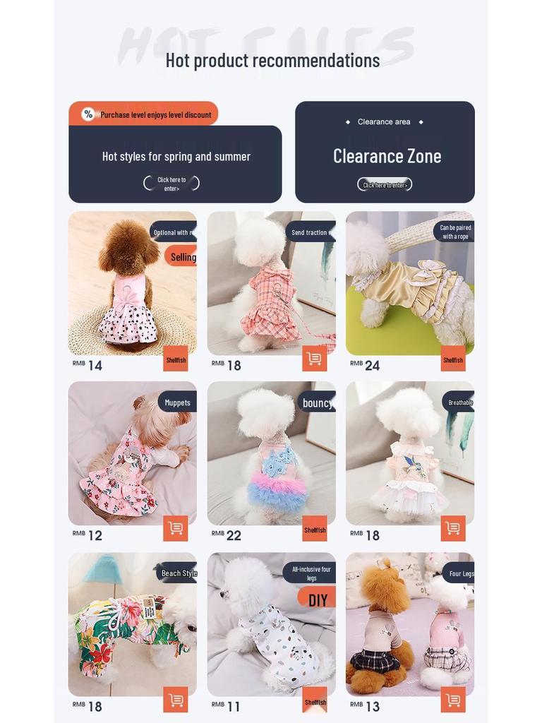 Warme Baumwoll-Hunde- und Katzenkleidung für Herbst/Winter - Vierbeiniges Design mit Schnalle für kleine Rassen wie Teddy, Bichon und Pomeranian