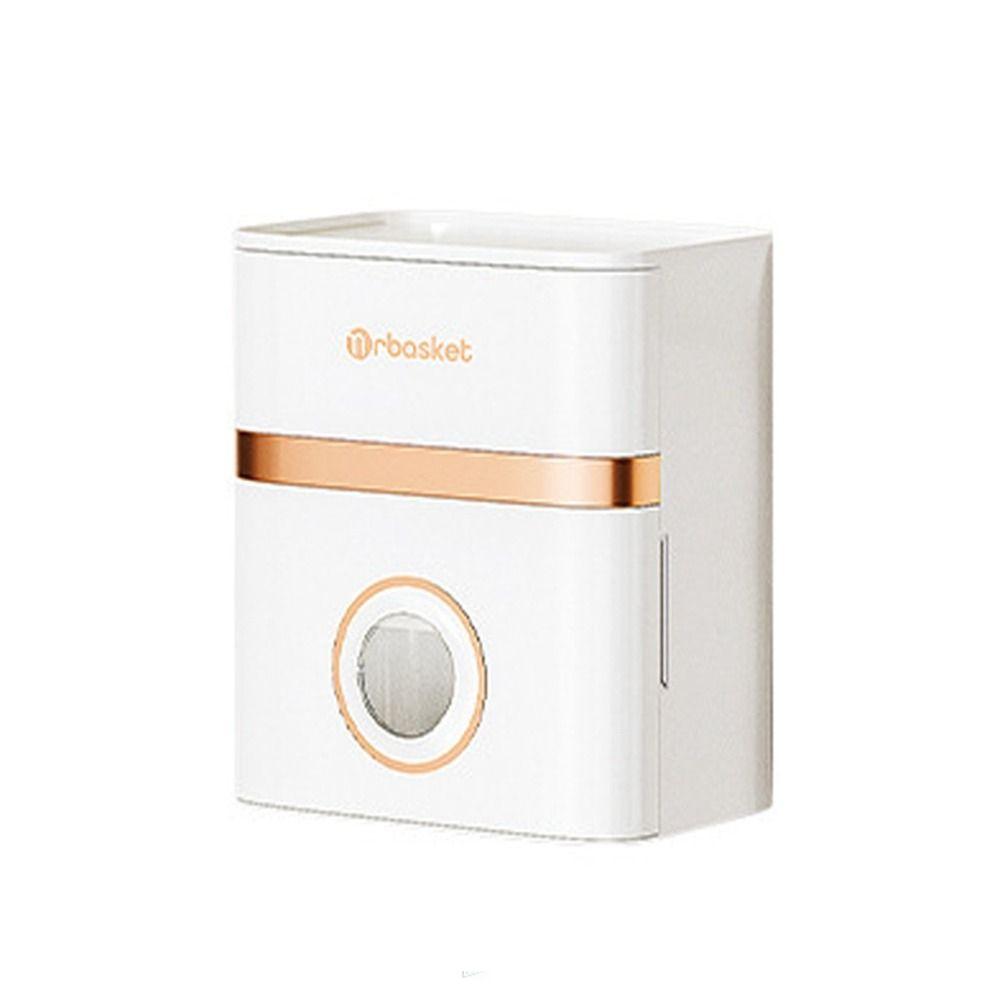 

Белая коробка для рулонной бумаги Пластиковый держатель для туалетной бумаги Легкая роскошная стойка для хранения в туалете Дом белый