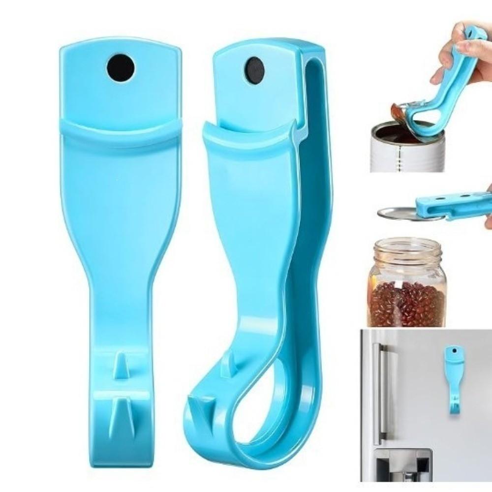 Built-in Magnets Mason Jar Opener Hook Design Vacuum Seal Remover  Daily Household Kitchen Opening