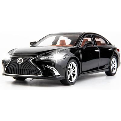 1/24 Model Araba Lexus ES300 Alaşım Diecast Koleksiyonluk Oyuncak Araba Işıklı ve Sesli Oyuncak Araç Kapı Açılabilir Erkek Çocuklar Çocuklar Küçük Çocuk Hediyesi Beyaz Araba