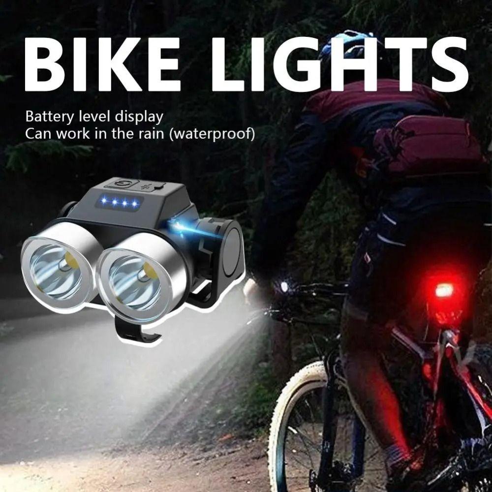 IPX6 Waterproof LED Bike Headlamp Rainproof Design Cycling Headlight Cycling Accessories