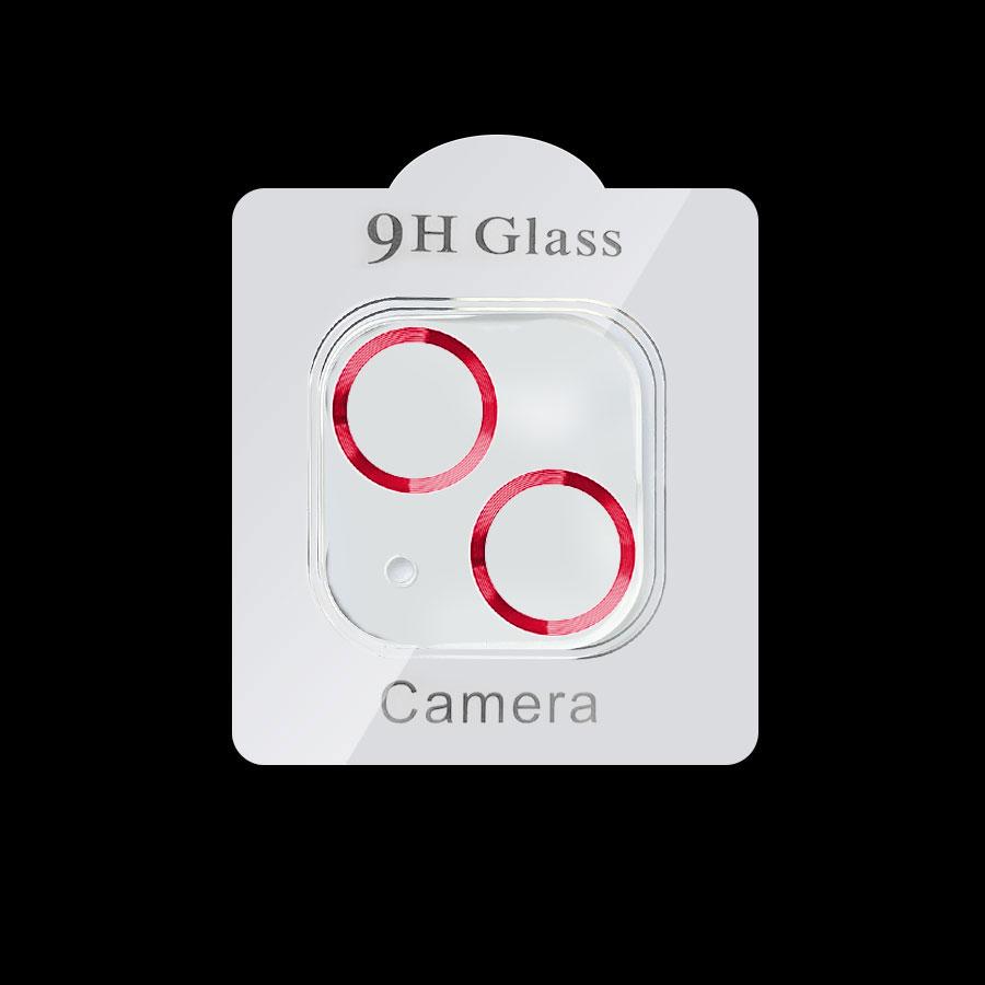 For iPhone 14 15 Pro Max / 14 15 Plus Rear Camera Lens Tempered Glass + Metal Protector Ring