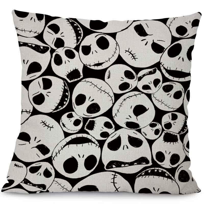 Nightmare Before Christmas Decorative Cushion Cover For Ghost Head Design Waist