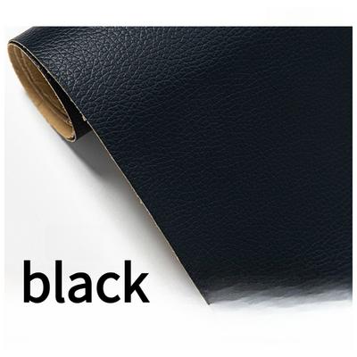 1 Stück Möbellederflicken, 50 * 68CM Lederreparaturflicken, selbstklebendes Reparaturset für die Reparatur von Autositzen (schwarz)