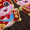 1 Pair Traditional 2025 Lucky Character Stickers Spring Festival Supplies  Home Living Room Decor