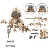 WM6147 WM6168 Vojenská série SWAT Speciální jednotky Stavebnice Komando Voják Městská policie Čepice Mini Akční figurka Hračky