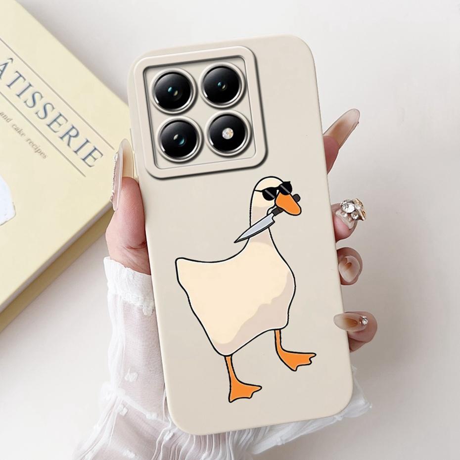 Cute Cartoon Phone Case For Xiaomi 14T Pro Soft Silicone Shockproof Cover For Xiaomi 14T 14 T Pro 5G Cases Bumpers