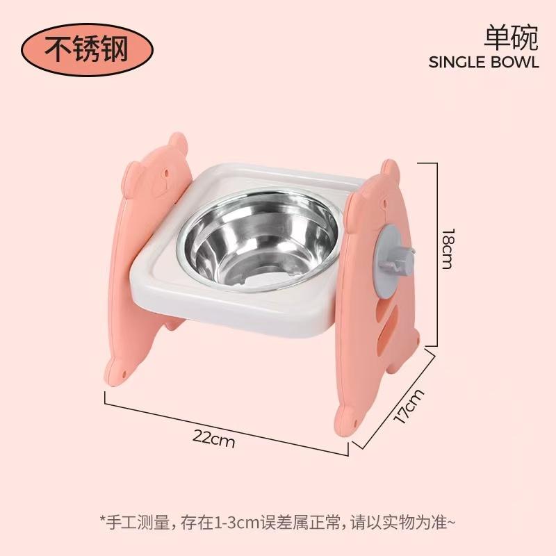

Non-Slip Double Cat Bowl Dog Bowl with Stand Pet Feeding Cat Water Bowl for Cats Food Pet Bowls for Dogs Feeder Product Supplies