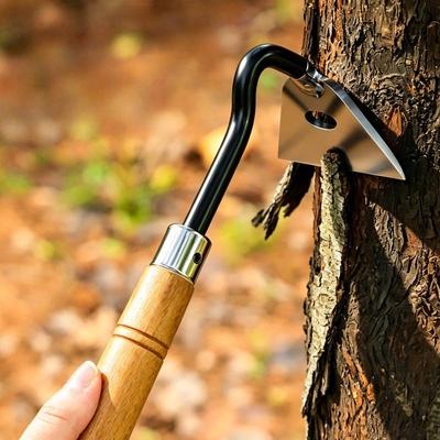 1Pcs Weeding Tool Manganese Steel Tree Bark Scraping Small Hoe Sharp Multifunctional Household Express Small Hoe