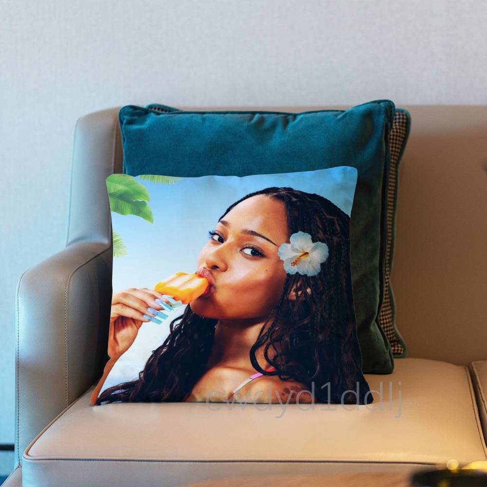 KKatseye Manon Kpop Cushion Cover Pillow Cover Decor Pillowcase Printed Cushion Case For Couch