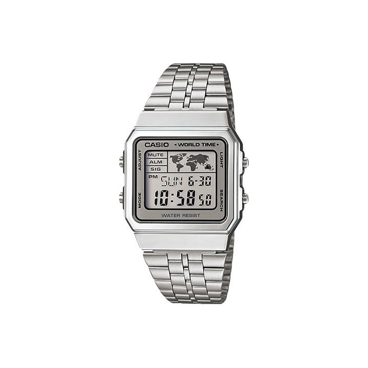 CASIO G Shock A500WA 7 A500WA-7 Silver Regular Watch Box